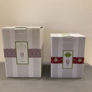 Scentsy warmer nightlights, Crinkle and Upon a Star, NIB